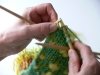 Step 9 Slip Roving Stitch over Knitted Stitch
