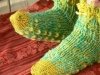 Green Twizzle Socks