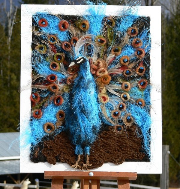 fiber artist, competition, baling twine